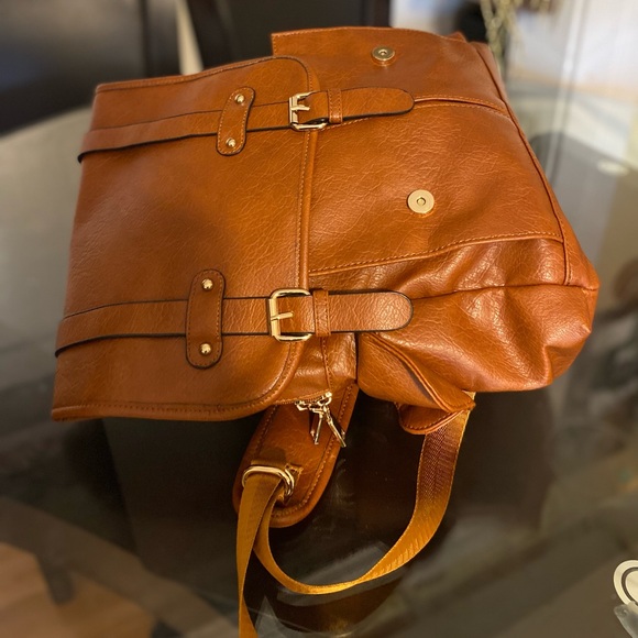 Vachetta Fashion Bag – Leather Backpack - Tan / Brown - Picture 6 of 10